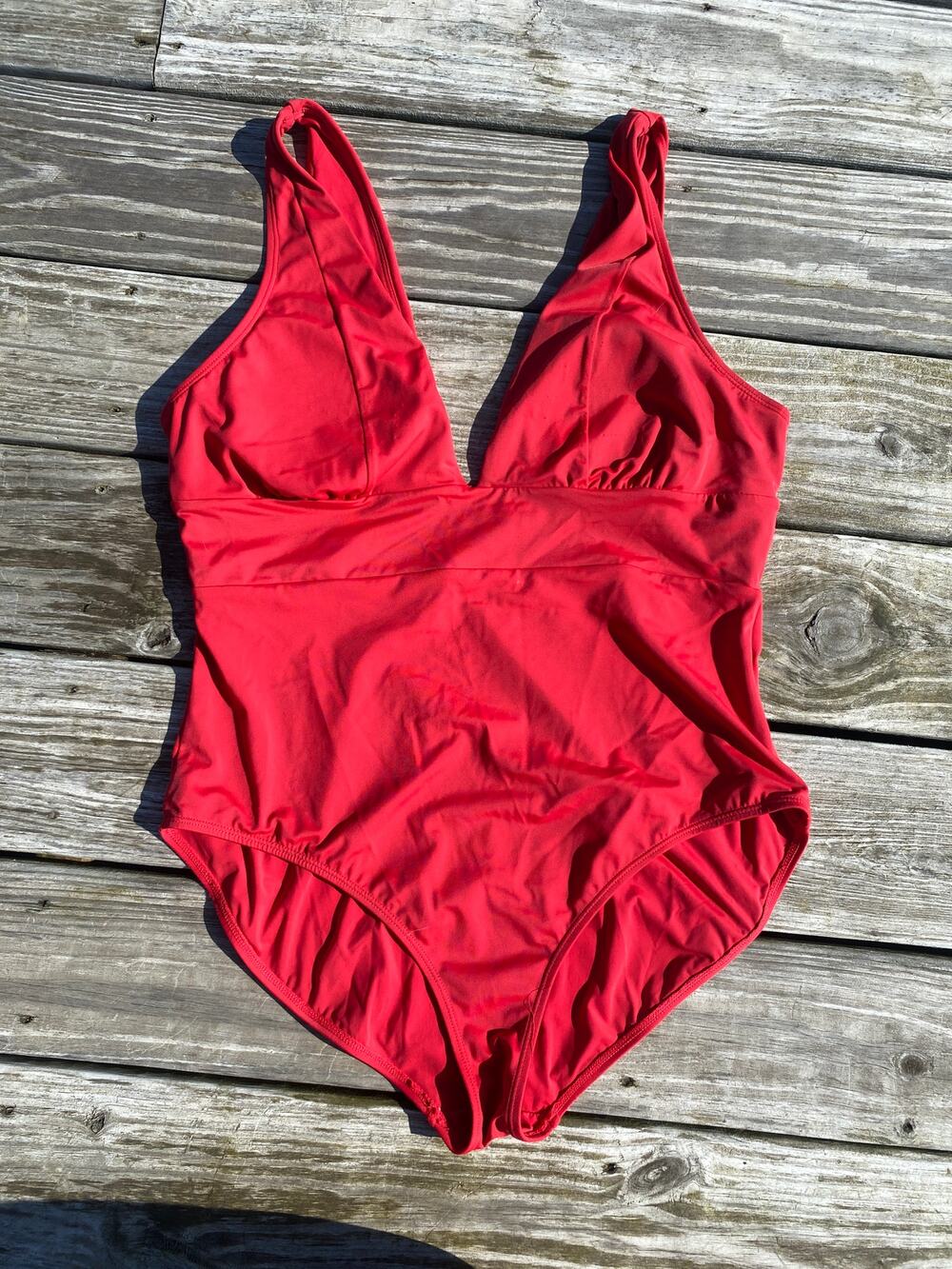 Andie Mykonos One Piece Swimsuit - Red - Size XL